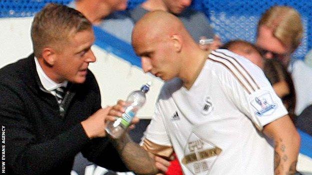 Midfielder Jonjo Shelvey has credited manager Garry Monk with Swansea's resurgence