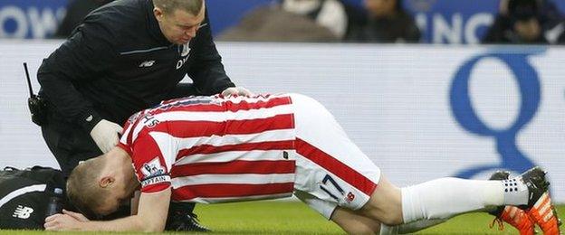 Stoke City defender Ryan Shawcross