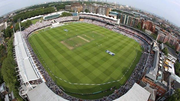 Aerial shot of the Lord's complex