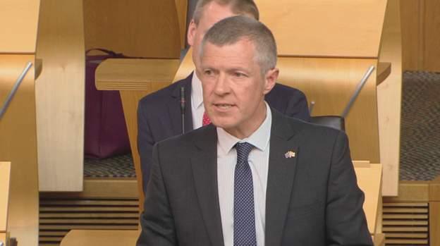 Willie Rennie accused the first minister of being 'shifty and evasive'