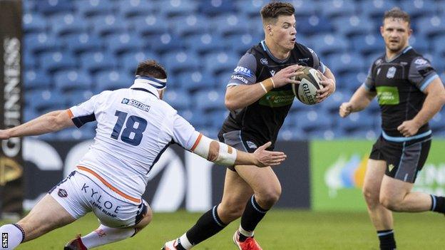 Huw Jones has impressed at full-back for Glasgow Warriors