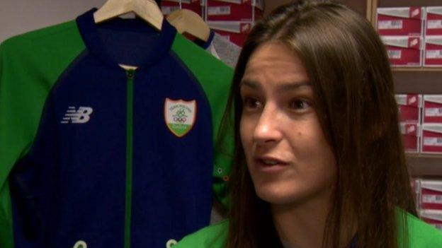 Irish boxer Katie Taylor won an Olympic gold medal in 2012