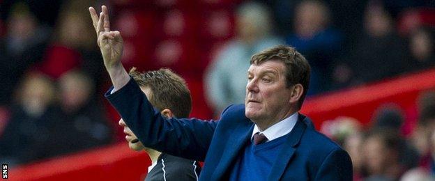 St Johnstone manager Tommy Wright