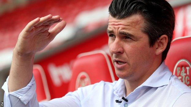 Fleetwood Town boss Joey Barton