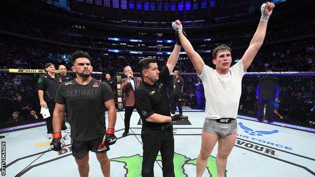 Darren Till celebrates