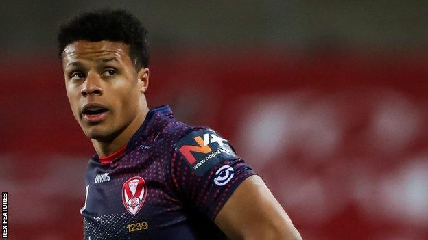 St Helens winger Regan Grace has scored three tries in two Super League games so far this season