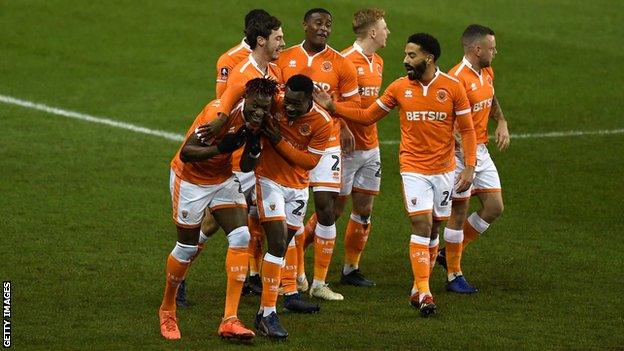 Blackpool goal