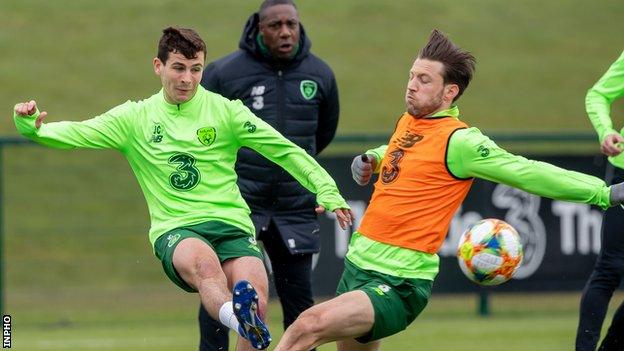 Josh Cullen and Harry Arter