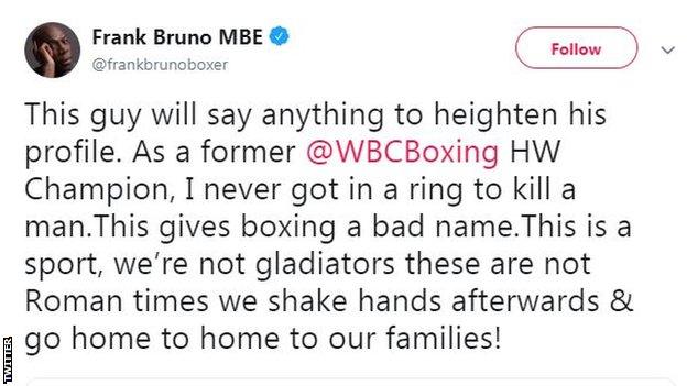 Frank Bruno/Twitter