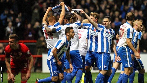 Brighton celebrate