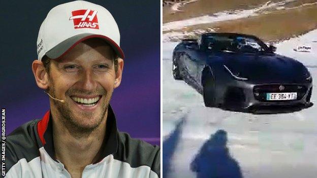 Haas F1 driver Romain Grosjean