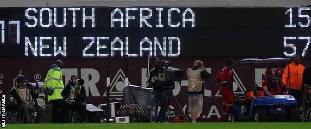 King's Park scoreboard