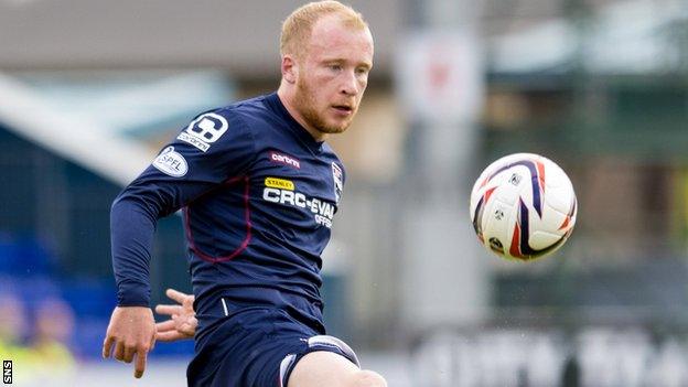 Ross County forward Liam Boyce