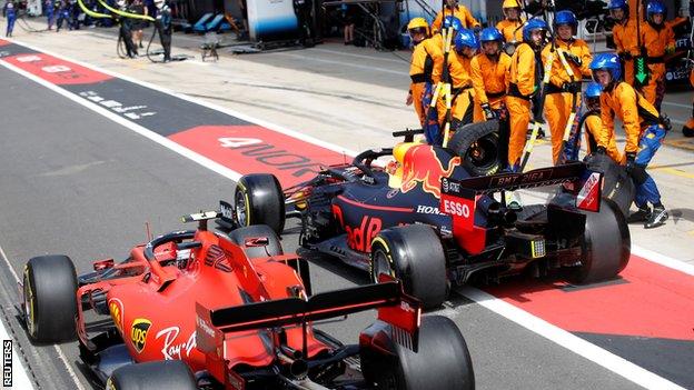 Leclerc and Verstappen