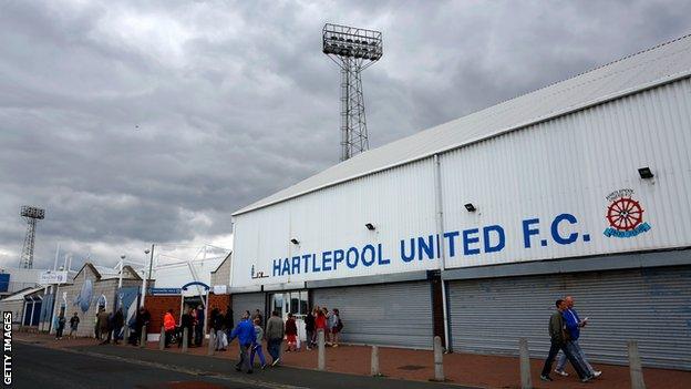 Hartlepool United's stadium - a general view