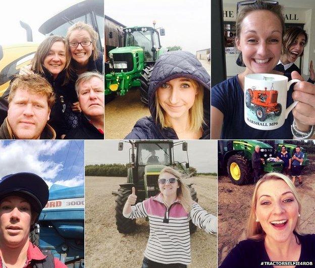 Tractor selfies