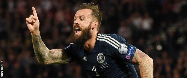 Scotland striker Steven Fletcher