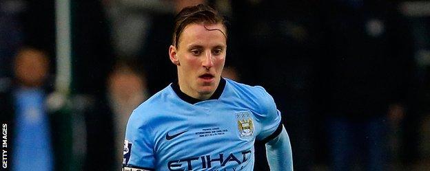 Manchester City midfielder George Glendon