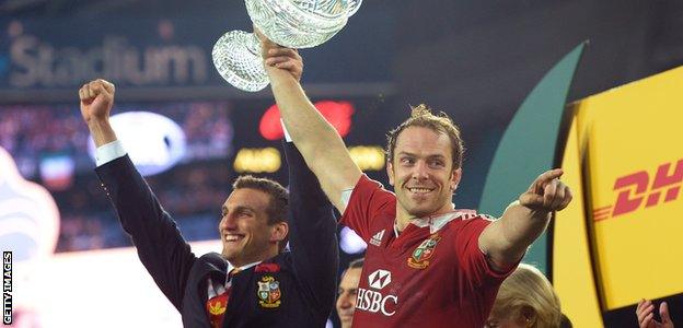 Sam Warburton and Alun Wyn Jones