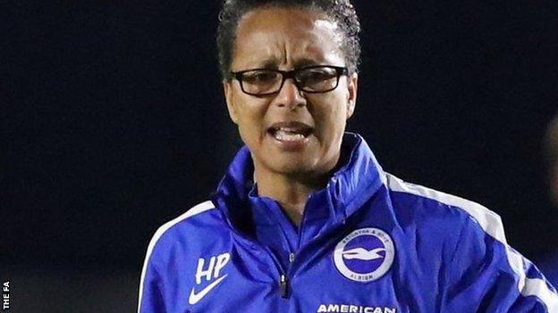 Brighton manager Hope Powell