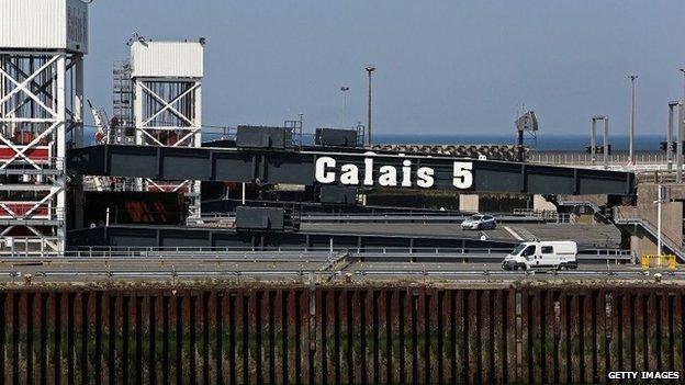 Calais port