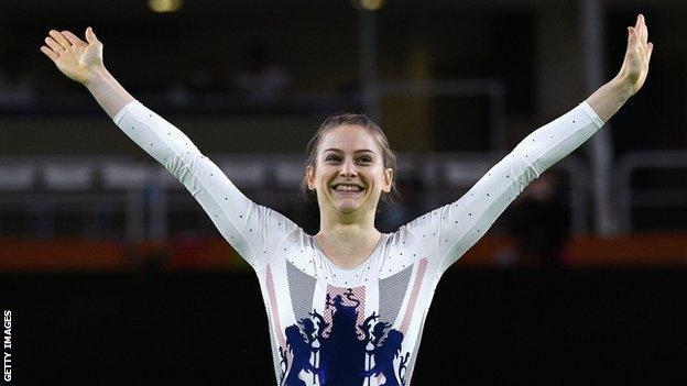 Bryony Page won World Cup bronze on her return to international competition in July 2018