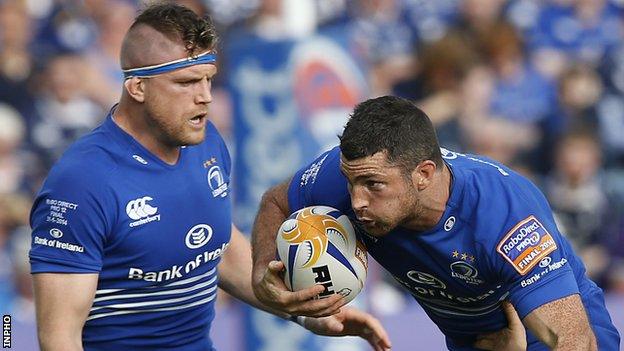 Jamie Heaslip and Rob Kearney