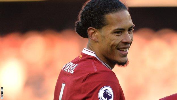 Virgil van Dijk of Liverpool