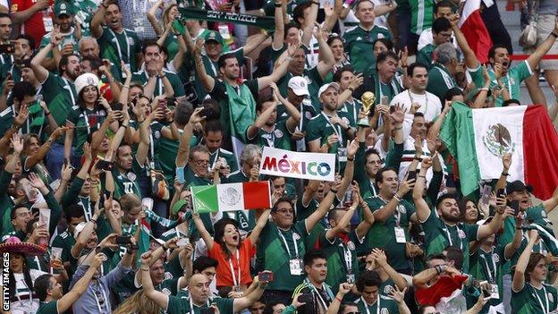 Mexico fans in Russia