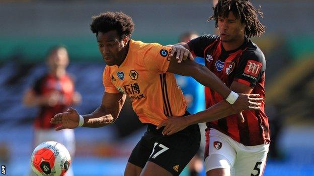 Adama Traore and Nathan Ake