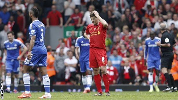 Steven Gerrard (centre)