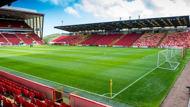 Aberdeen's Pittodrie Stadium