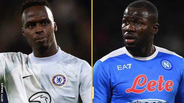 Edouard Mendy and Kalidou Koulibaly