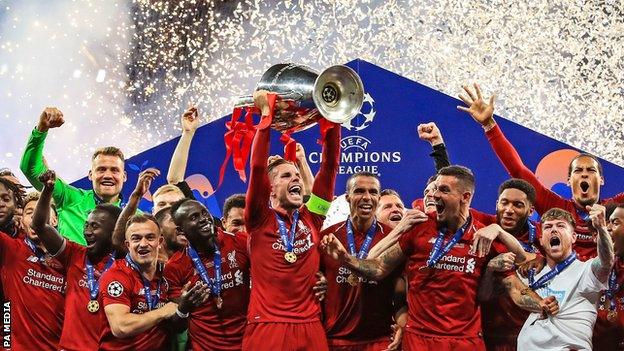 Liverpool won the Champions League and finished second in the Premier League in 2018-19