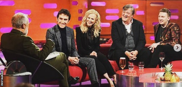 Geraint Thomas on the Graham Norton Show