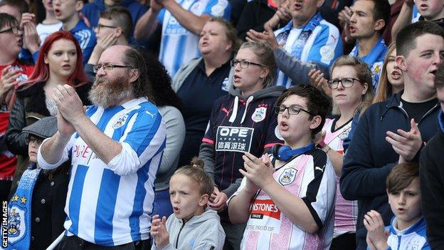 Huddersfield Town fans