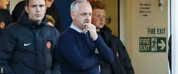 Dundee United manager Ray McKinnon