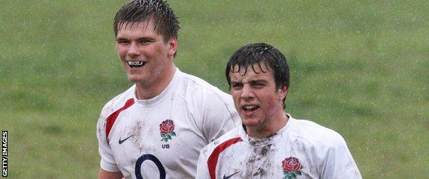 Owen Farrell and George Ford