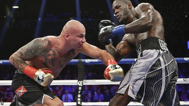 Deontay Wilder fighting Artur Szpilka for the WBC heavyweight title