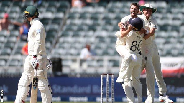 England celebrate