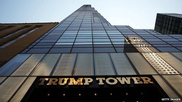 Trump Tower in Manhattan, New York City