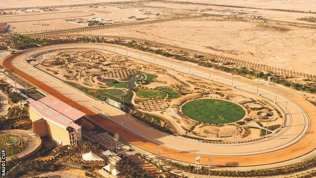 The race track at Riyadh that will stage the Saudi Cup