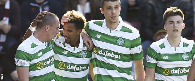 Scott Brown and Scott Sinclair (left and second from left) will not look too far ahead