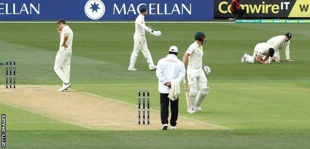 Alastair Cook and James Vince collided with each other while trying to take a catch