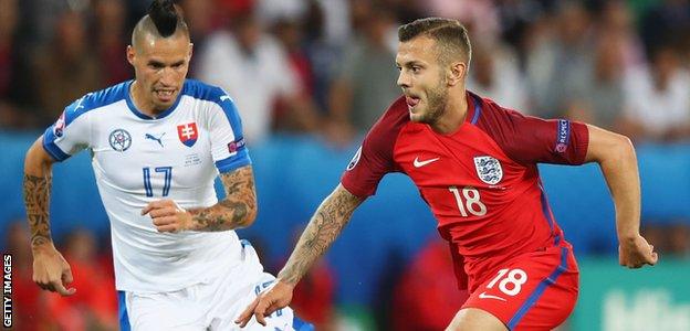 Jack Wilshere during Euro 2016