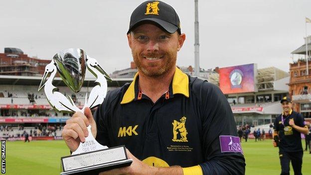 Ian Bell has now captained Warwickshire in both their last two Lord's one-day final victories, having also been skipper in 2010