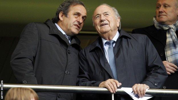 Platini had hoped to replace and Blatter as Fifa president