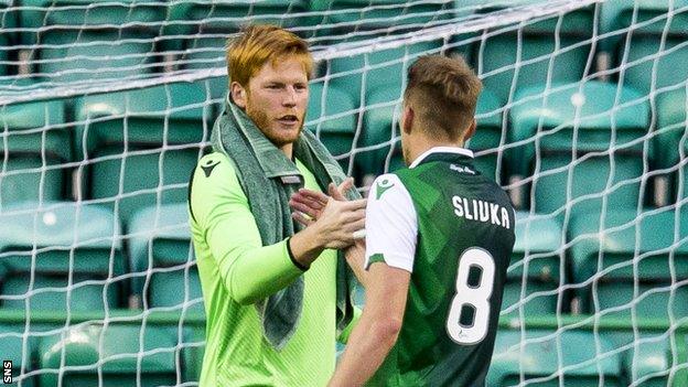 Adam Bogdan and Vykintas Slivka