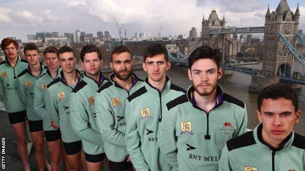 Cambridge University Boat Race crew 2018