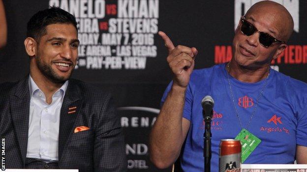 Amir Khan and Virgil Hunter